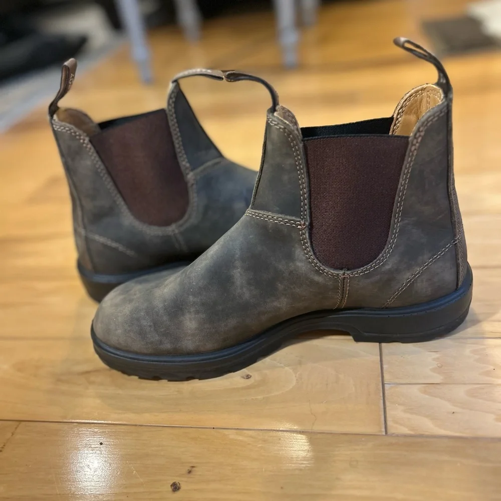 Blundstone Men's CLASSIC  Brown Leather Chelsea Boots - Picture 15 of 15